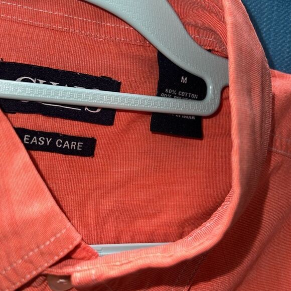 Chaps button down shirt orange white - Picture 4 of 6